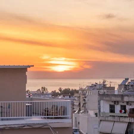 Pnoe Loft - Modern Penthouse & Stunning View Apartmán Patras